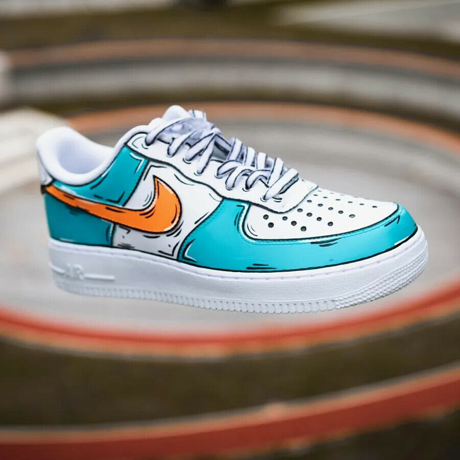 Nike Air Force Custom Painted Sneakers