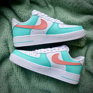 Air Force 1 Custom Low Two Tone Light Dark Green Shoes Men Women Kids –  Rose Customs, Air Force 1 Custom Shoes Sneakers Design Your Own AF1