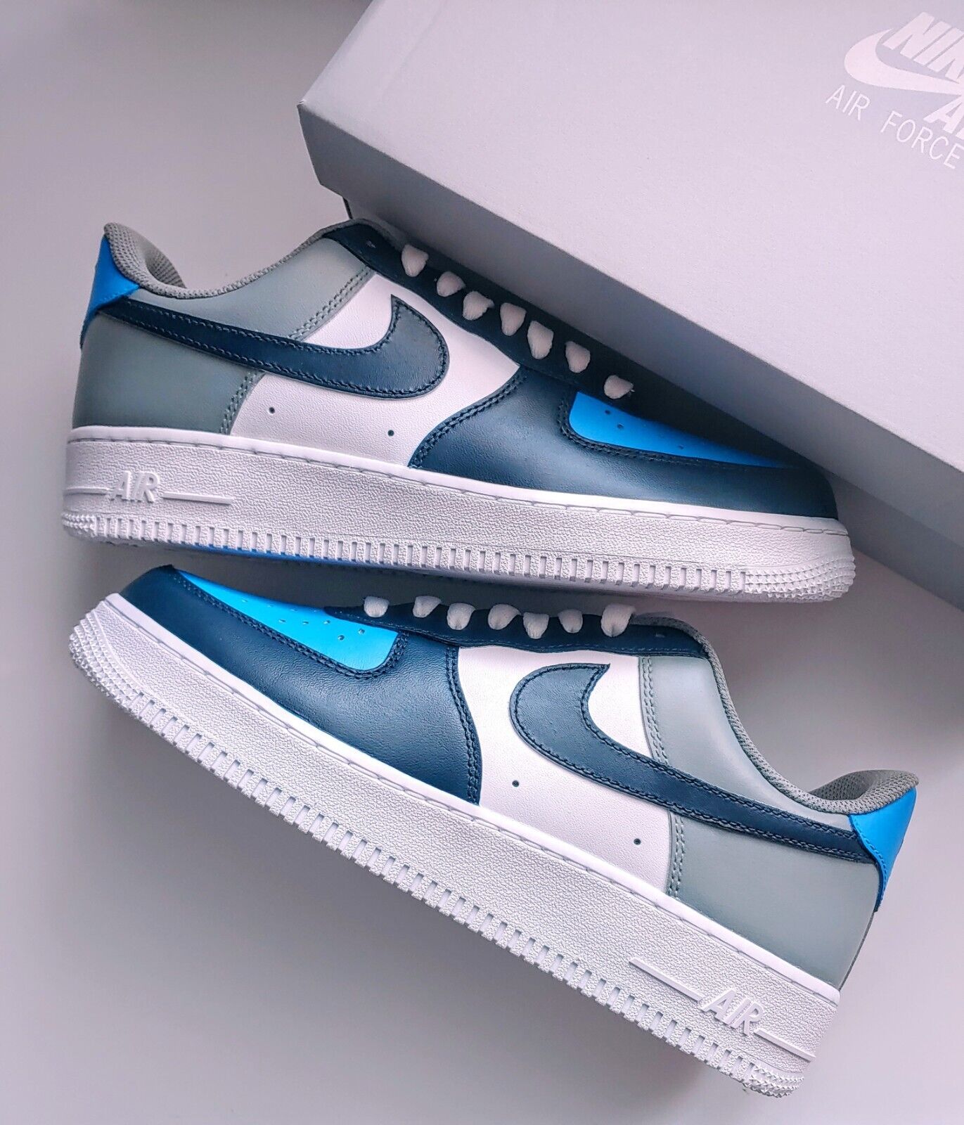 Nike, Shoes, Nike Air Force Blue Custom