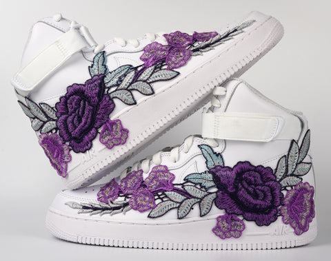Nike Air Force 1 Purple Small Butterfly 2.0 Custom Shoes Men Women Kids  Sizes