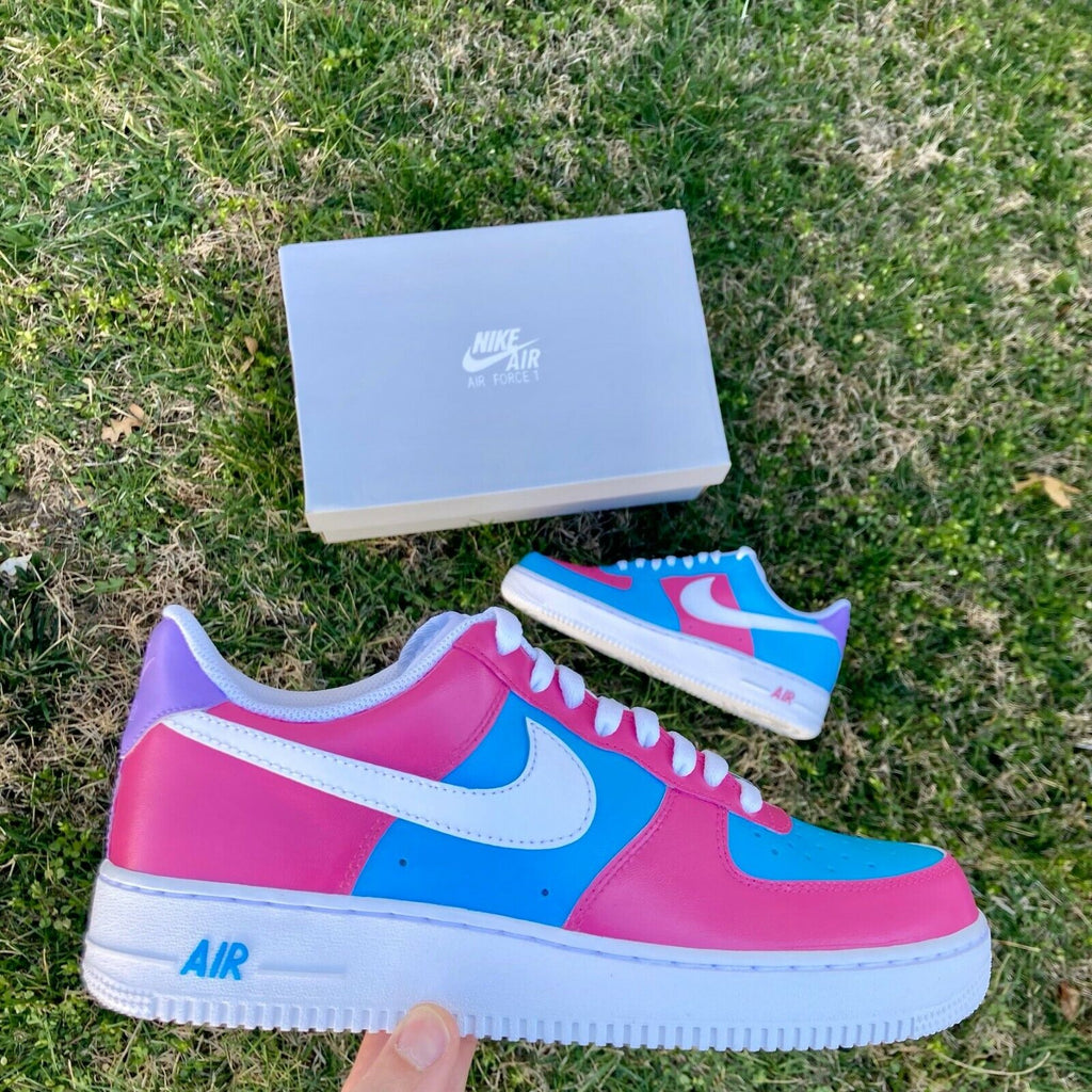 AIR FORCE 1 CUSTOM, COTTON CANDY, MUST WATCH