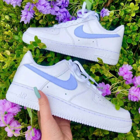 Air Force 1 Custom Low Lavender Light Purple Casual Shoes Men Women Kids AF1 Sneakers