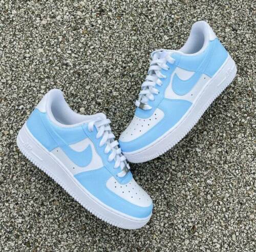 Custom Nike Air Force 1 Low Blue Women Custom Sneaker Af1 