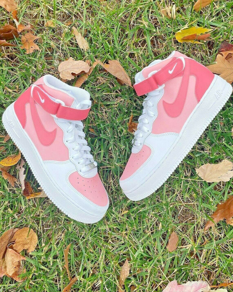 Air Force 1 Custom Low Two Tone Light Pink Rose Men Women Kids All Siz –  Rose Customs, Air Force 1 Custom Shoes Sneakers Design Your Own AF1